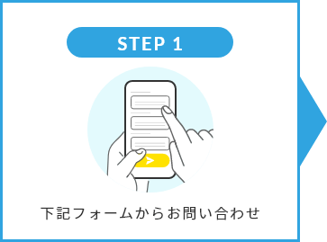 下記フォームからお問い合わせ